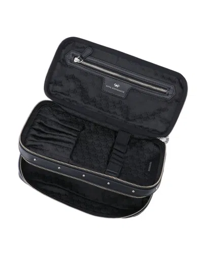 Anya Hindmarch Make-up Studs Clutch Bag In Black