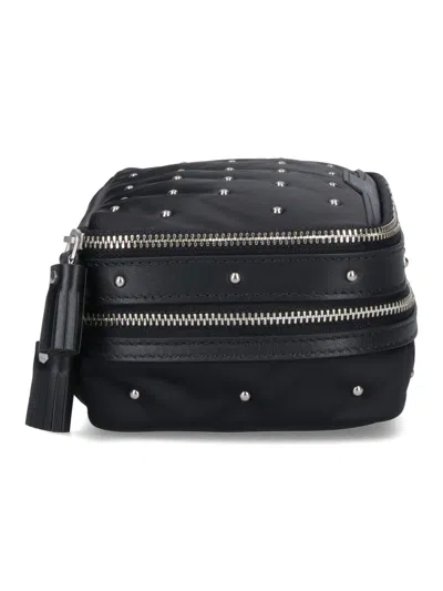 Anya Hindmarch Make-up Studs Clutch Bag In Black