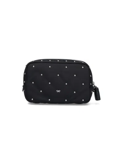 Anya Hindmarch Important Things Pouch In Black