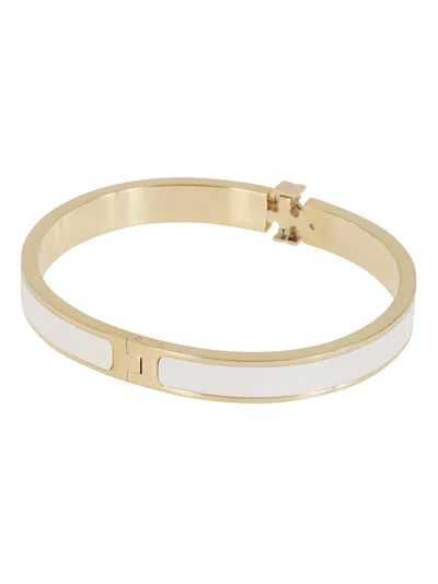 Tory Burch Thin Kira Enamel Bracelet In Multi