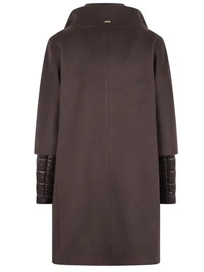 Herno Luxury Wool Coat In Blue