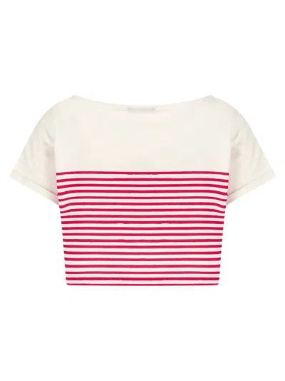 Balmain 'marinière' T-shirt In Multi