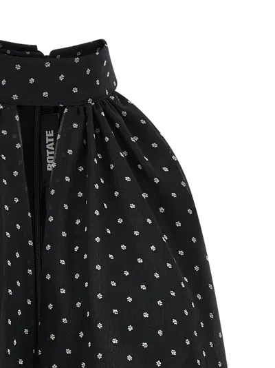 Rotate Birger Christensen Halterneck Bow Top In Multi