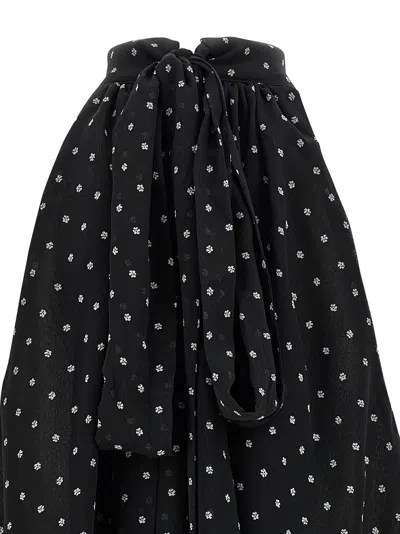 Rotate Birger Christensen Halterneck Bow Top In Multi