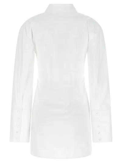 Rotate Birger Christensen Shirt Dress In White