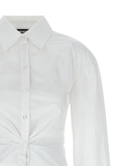 Rotate Birger Christensen Shirt Dress In White