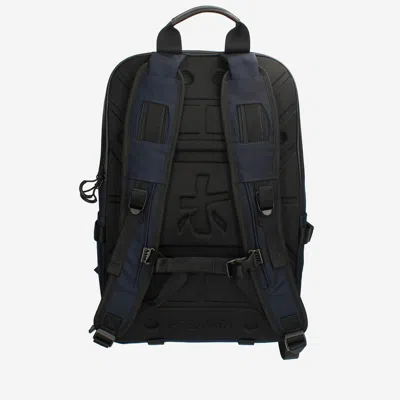 Premiata Ventura Double-layer Padded Backpack In Blue