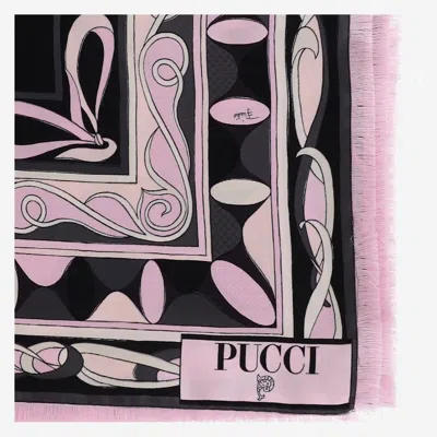 Pucci Printed Silk Scarf In Multi