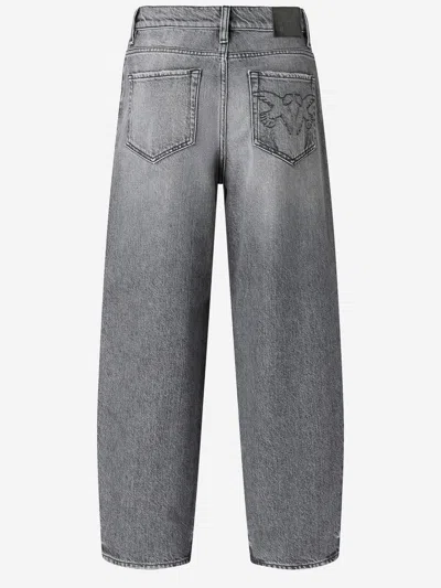 Pinko Estelle Egg Belt Loops Trousers In Gray