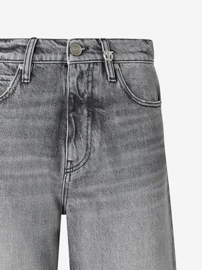 Pinko Estelle Egg Belt Loops Trousers In Gray