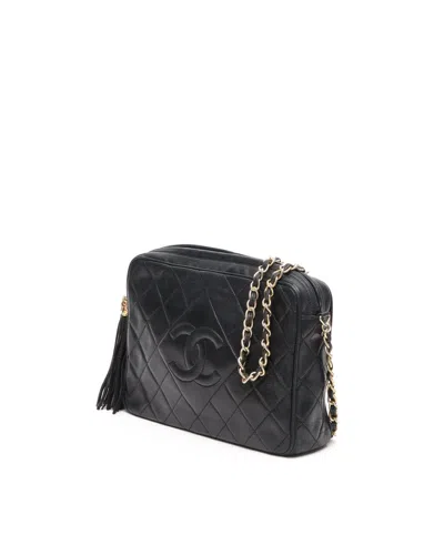 Pre-owned Chanel Cc Camera Bag In Black