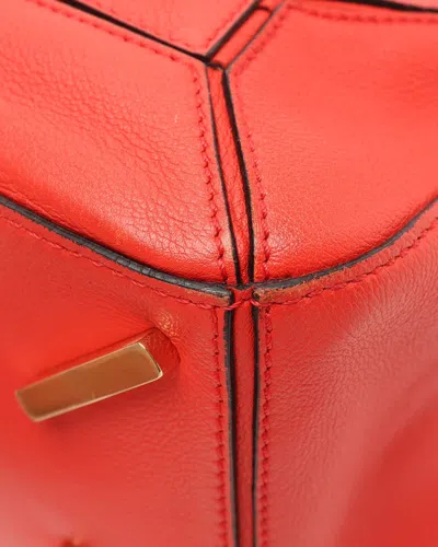 Loewe Medium Puzzle Bag In Red