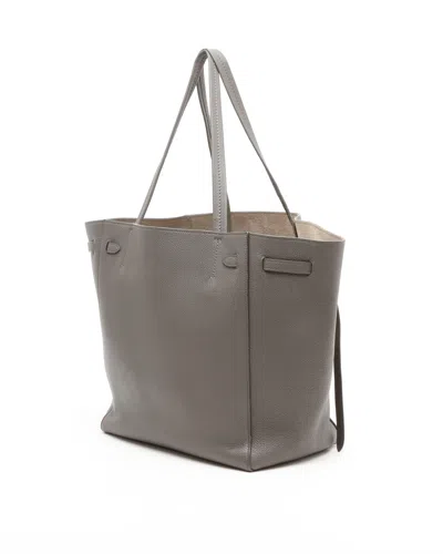 Celine Céline Small Cabas Phantom Tote Bag In Gray