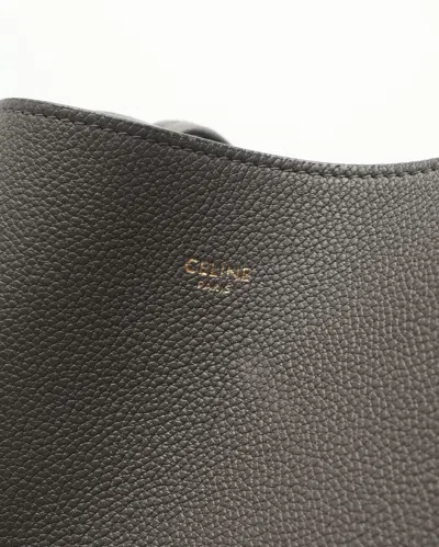 Celine Céline Small Cabas Phantom Tote Bag In Gray