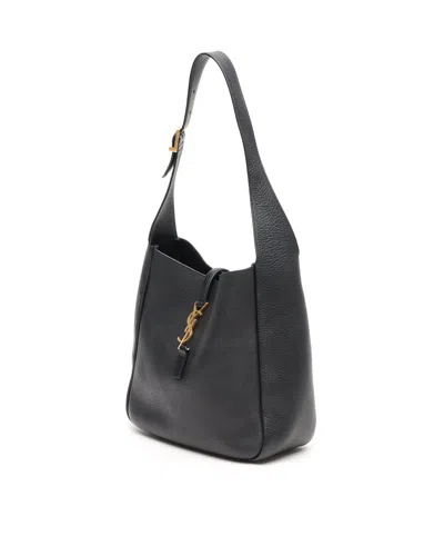 Saint Laurent Small Le 5 À 7 Supple Hobo Bag In Black