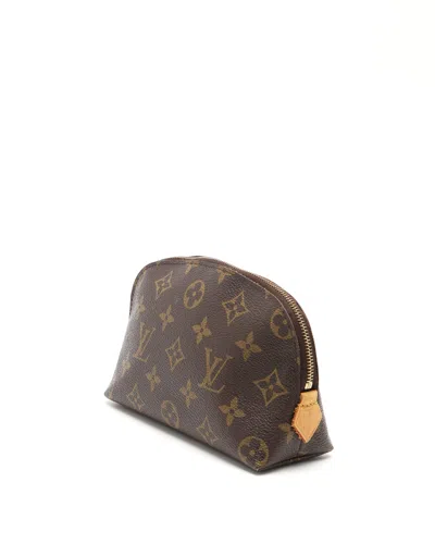Pre-owned Louis Vuitton Monogram Cosmetic Pouch In Brown