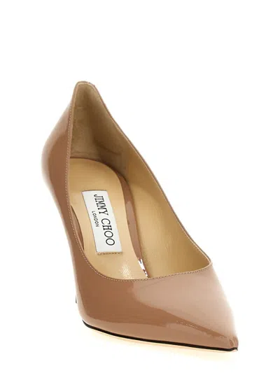 Jimmy Choo Love Pumps Beige In Brown