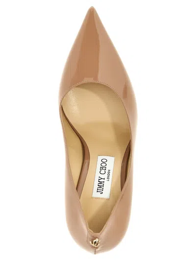 Jimmy Choo Love Pumps Beige In Brown