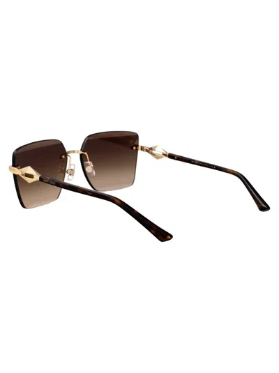 Jimmy Choo Sunglasses In Brown
