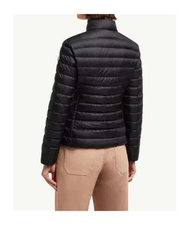 Moncler Polyamide Igelle Jacket High Collar Quilted In Black