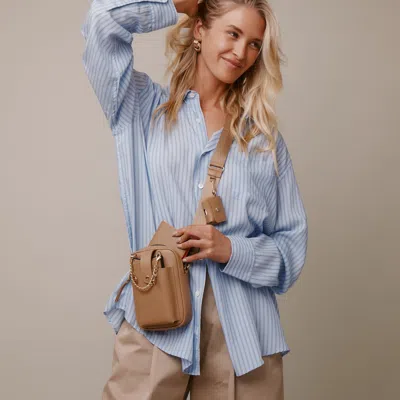 Bandolier Dillon Bag - Tan/gold (copy)