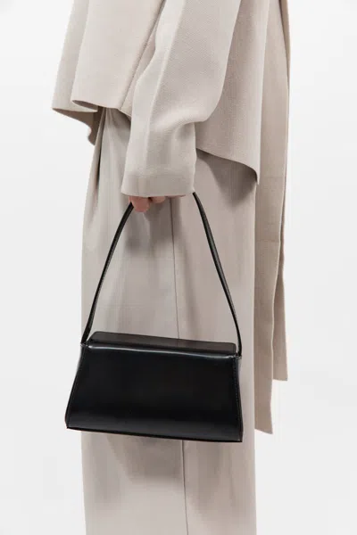 St Agni Mini Baguette Shoulder Bag In Black