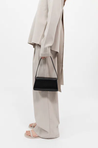 St Agni Mini Baguette Shoulder Bag In Black