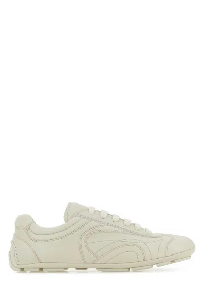 Prada Montecarlo Re-edition 2005 Nappa Leather Sneakers In Neutral