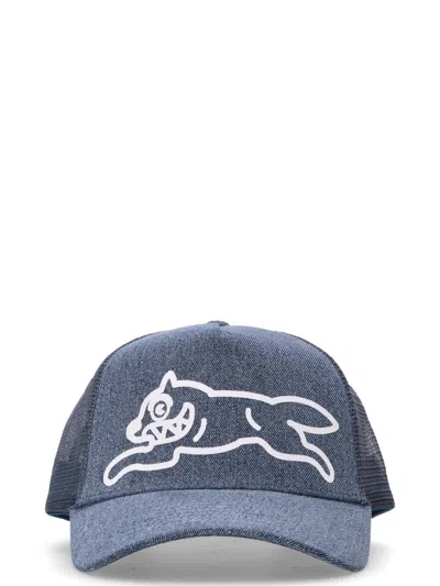 Icecream Wolf-print Trucker Cap In Blue
