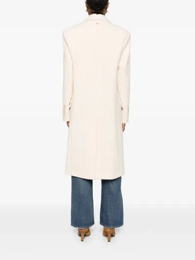 Aniye By Janis Double-breasted Button Coat In Pink