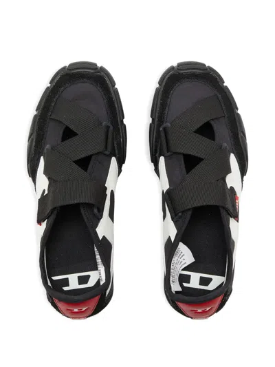 Diesel S-pagodha-tongue-free Strap Sneakers In Ripstop In Multi