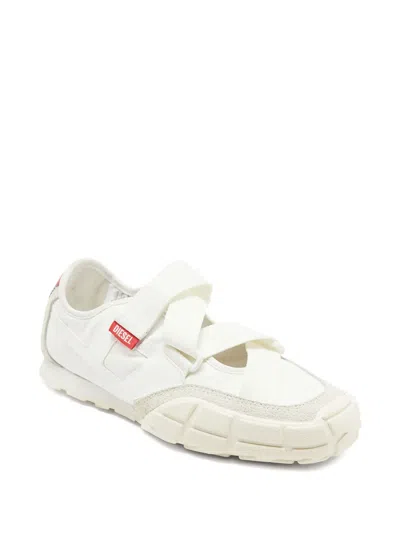 Diesel S-pagodha Slip-on Sneakers In White