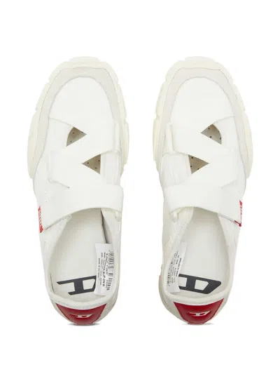 Diesel S-pagodha Slip-on Sneakers In White