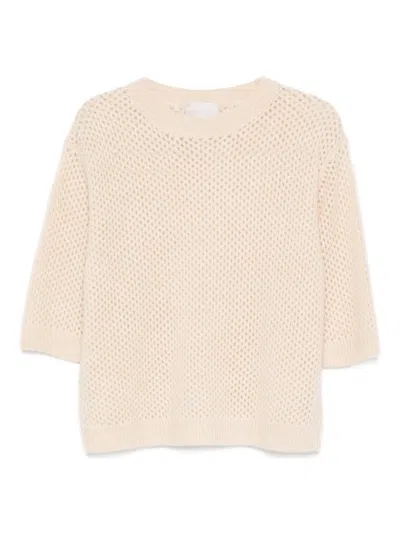 Hemisphere Open-knit Sweater In Neutral