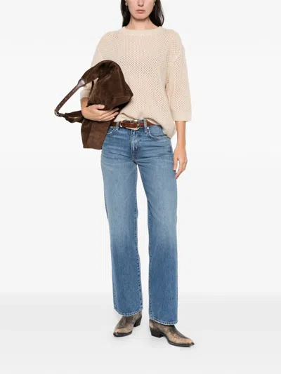 Hemisphere Open-knit Sweater In Neutral