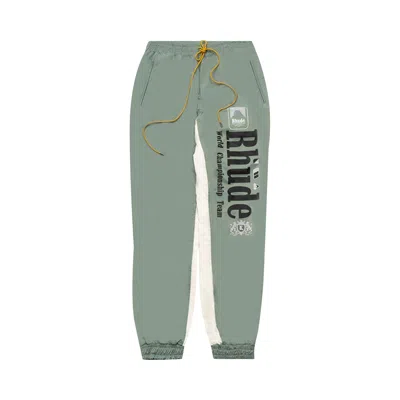 Pre-owned Rhude Senna Flight Pant 'ivory/sage' | Green | Men's Size S