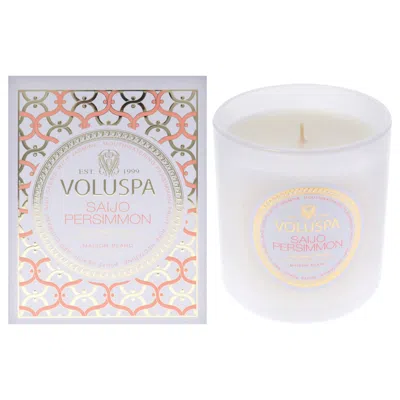 Voluspa The Maison Blanc Collection Classic - Saijo Persimmon By  For Unisex - 9.5 oz Candle In Pink