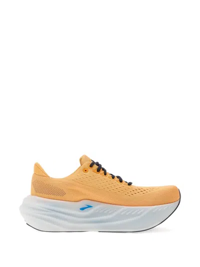 Brooks Glycerin Max M Lace-up Sneakers In Orange