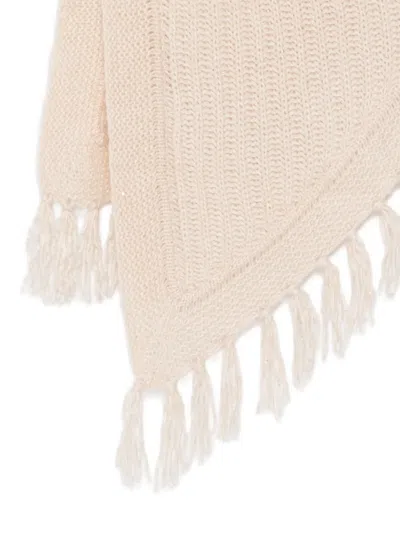 Hemisphere Tassel-detailed Scarf In Neutral