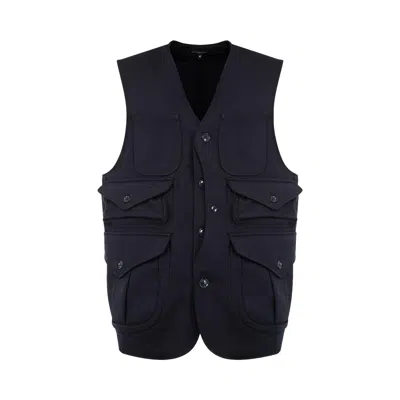 Pre-owned Engineered Garments Hunting Jacket 'dark Navy' | Blue | Men's Size M