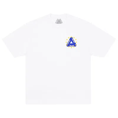 Pre-owned Palace Eu Tri T-shirt 'white' | Men's Size M