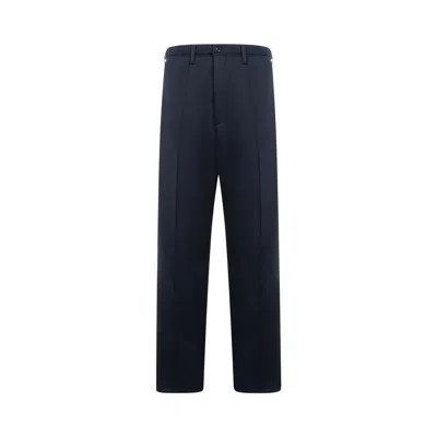 Pre-owned Engineered Garments Knit Leisure Pant 'dark Navy' | Blue | Men's Size L