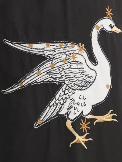 Sleeper Embroidered Trousers In Black