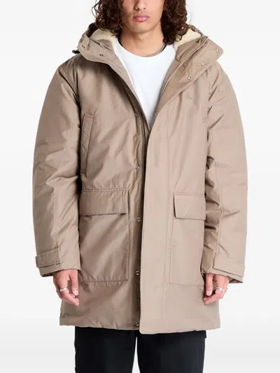 Calvin Klein Jeans Est.1978 Hooded Parka In Neutral