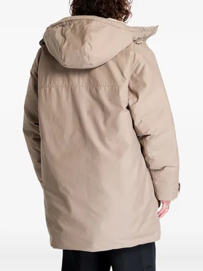 Calvin Klein Jeans Est.1978 Hooded Parka In Neutral