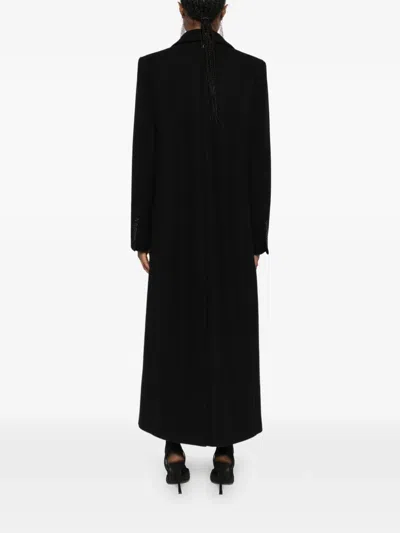 Aniye By Janis Buttoned Coat In Black