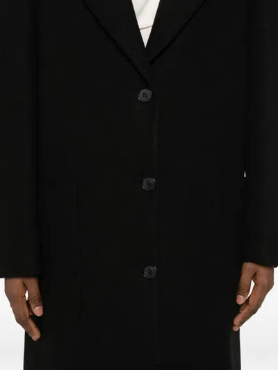 Aniye By Janis Buttoned Coat In Black