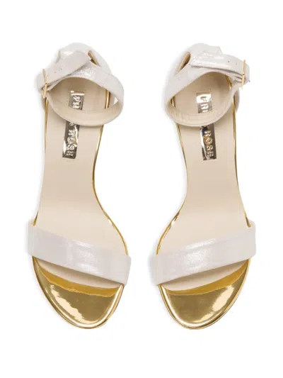 Freya Rose Rozu Ankle-strap Heeled Sandals In White