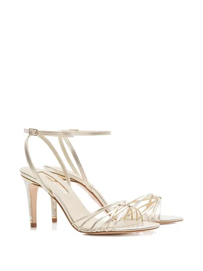 Freya Rose Bella Stiletto-heel Sandals In Gold