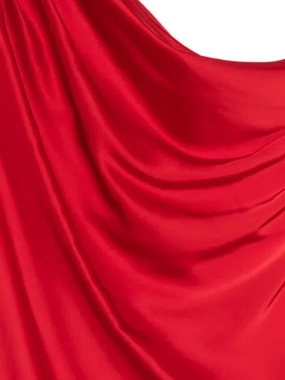 Ralph Lauren Draped-detail Blouse In Red